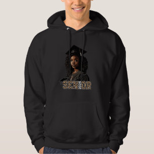 Senior 2024 Black Girl Graduation Leopard Class of Hoodie