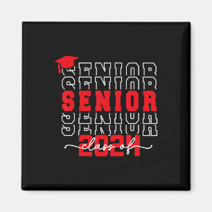 Senior 2024 Class Of 2024 Back To School Graduatio Magnet