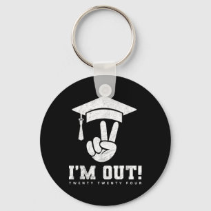 Senior 2024 Class Of 2024 Graduation Graduate Men Key Ring