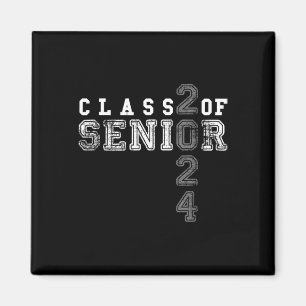 Senior 2024 Class Of 2024 Graduation Magnet