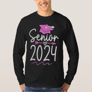 Senior 2024 Class of 2024 High School Graduation G T-Shirt