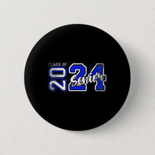 Senior 2024 Class Of 2024 Seniors Graduation 2024 6 Cm Round Badge