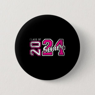 Senior 2024 Class Of 2024 Seniors Graduation 2024  6 Cm Round Badge