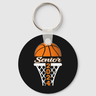 Senior 2024 Graduate Class 2024 Basketball Graduat Key Ring