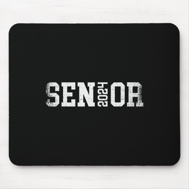 Senior 2024 Graduation Class Of 2024  Mouse Pad (Front)