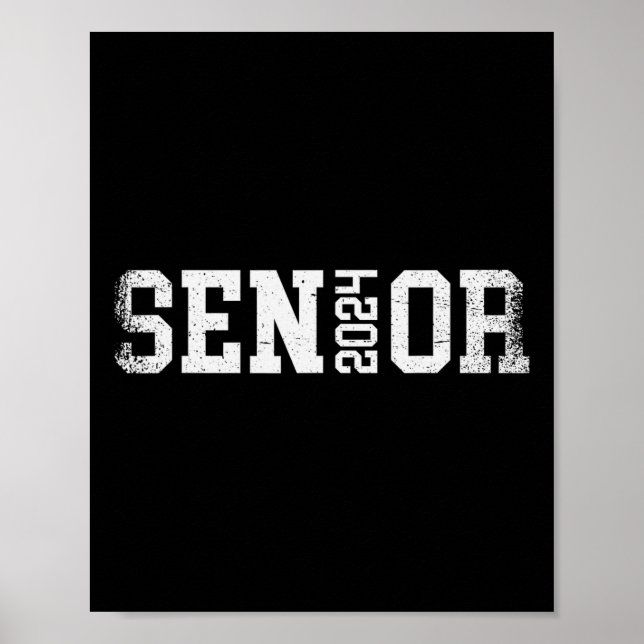 Senior 2024 Graduation Class Of 2024  Poster (Front)