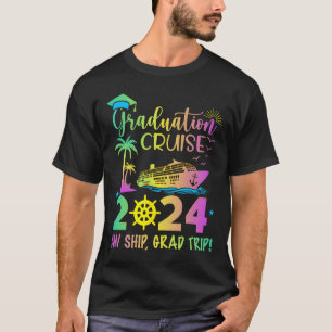 Senior 2024 Graduation Cruise Aw Ship Grad Trip Pa T-Shirt