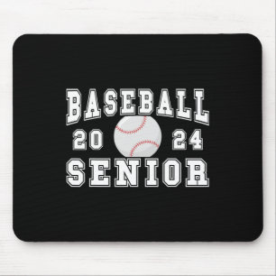 Senior 2024 Graduation Party Idea Baseball Senior Mouse Pad