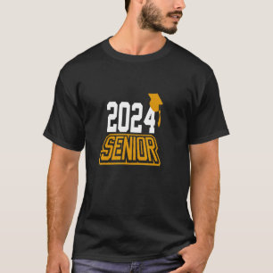 Senior 2024 Graduation School Spirit T-Shirt