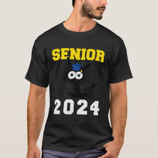Senior 2024 My Last First Day Of Senior Seniors Gr T-Shirt