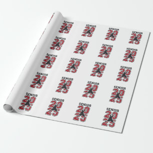 Senior 2025 Basketball Graduate Sport  Wrapping Paper