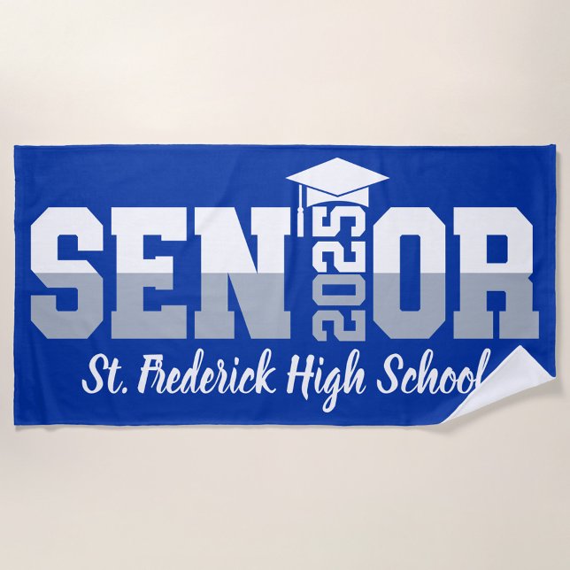 Senior 2025 Beach Towel  Any School Any Colours (Creator Uploaded)