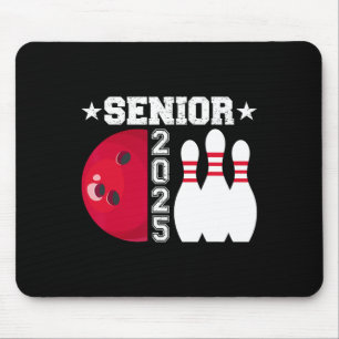 Senior 2025 Bowling Player Cl Of 2025 Graduation S Mouse Pad