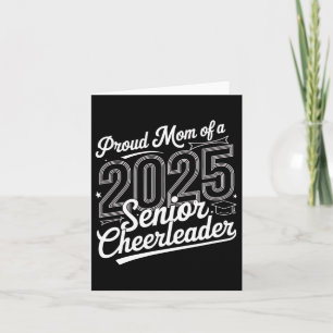 Senior 2025 Cheer Team Mum High School Graduation  Card