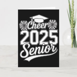 Senior 2025 Cheer Team Mum High School Graduation Card