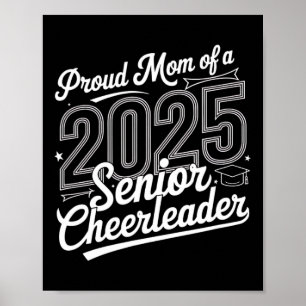 Senior 2025 Cheer Team Mum High School Graduation Poster