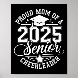 Senior 2025 Cheer Team Mum High School Graduation Poster