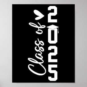 Senior 2025 Cl Of 2025 Graduation For College High Poster