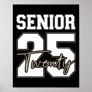 Senior 2025 College High School Graduation Cl Of Poster