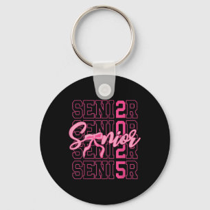 Senior 2025 Coquette Pink Bow Cl Of 2025 Back To S Key Ring