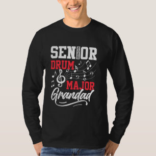 Senior 2025 Drum Major Grandad Proud Grandad Match T-Shirt