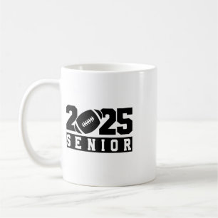 Senior 2025 Footll High School Graduate Cl Of 2025 Coffee Mug