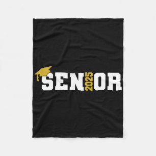 Senior 2025 Graduation 2025 Cl Senior 2025 Grad 2  Fleece Blanket