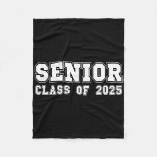 Senior 2025 Graduation 2025 Cl Senior 2025 Grad 7 Fleece Blanket