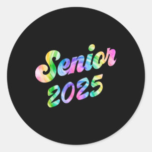 Senior 2025 Graduation 2025 Cl Senior 2025 Grad 8 Classic Round Sticker