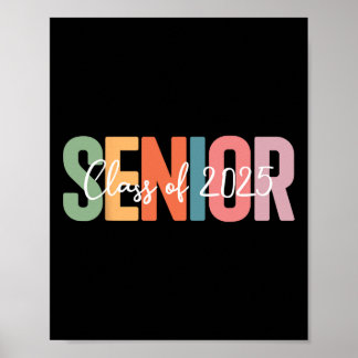 Senior 2025 Graduation Cl Of For Graduate Seniors  Poster