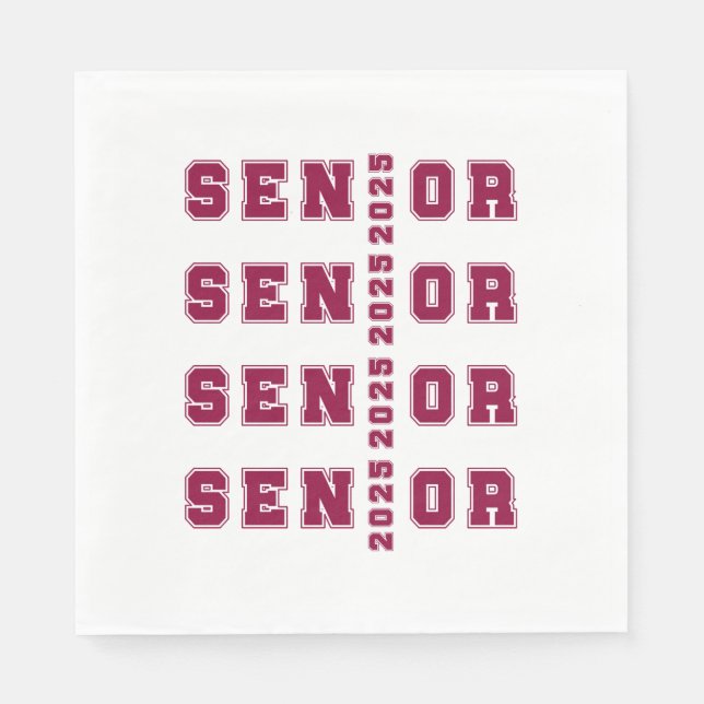 Senior 2025 napkin (Front)