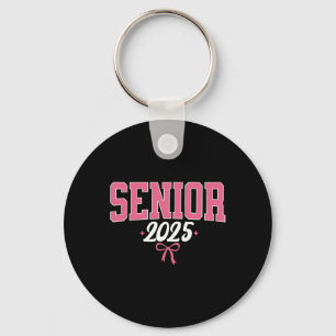 Senior 2025 Pink Coquette Bow Cl Of 2025 Graduatio Key Ring