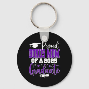 Senior 2025 Proud Bonus-mum Of A Cl Of 2025 Gradua Key Ring