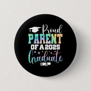 Senior 2025 Proud Parent Of A Cl Of 2025 Graduate  6 Cm Round Badge