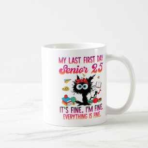 Senior 2025 Shirt Cl Of 2025 Graduation Back To Sc Coffee Mug