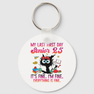 Senior 2025 Shirt Cl Of 2025 Graduation Ck To Scho Key Ring