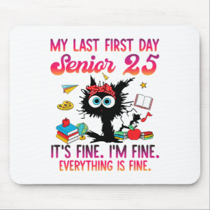 Senior 2025 Shirt Cl Of 2025 Graduation Ck To Scho Mouse Pad