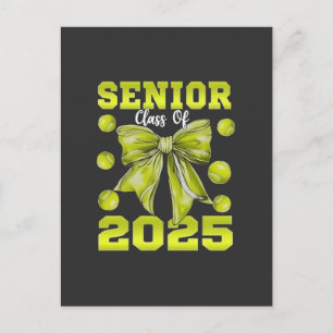 Senior 2025 Softball Graduate Graduate Sport  Holiday Postcard