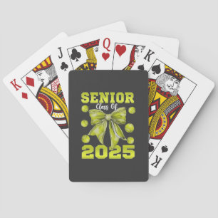 Senior 2025 Softball Graduate Graduate Sport Playing Cards