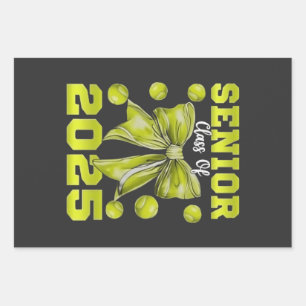 Senior 2025 Softball Graduate Graduate Sport  Wrapping Paper Sheet