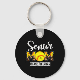 Senior 2025 Softll Mom Senior Mama 2025 Leopard St Key Ring