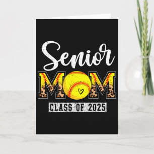 Senior 2025 Softll Mum Senior Mama 2025 Leopard St Card