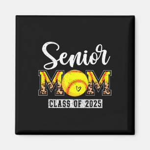 Senior 2025 Softll Mum Senior Mama 2025 Leopard St Magnet