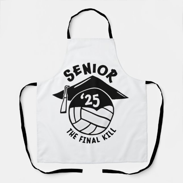Senior 2025 Volleyball Graduation  Apron (Front)