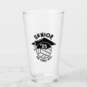 Senior 2025 Volleyball Graduation Glass