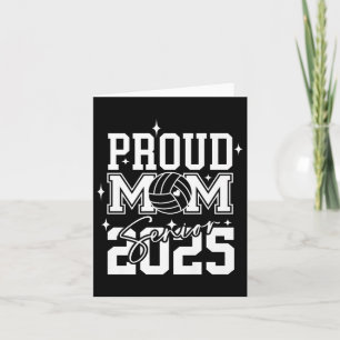 Senior 2025 Volleyball Mum High School Graduation Card