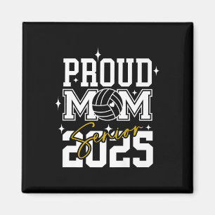 Senior 2025 Volleyball Mum High School Graduation Magnet