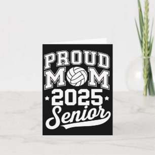 Senior 2025 Volleyll Mum High School Graduation Ou Card