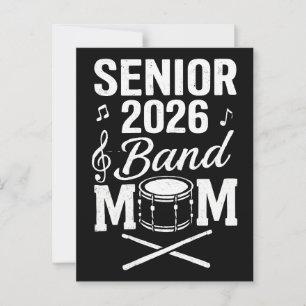 Senior 2026 Band Mum Postcard