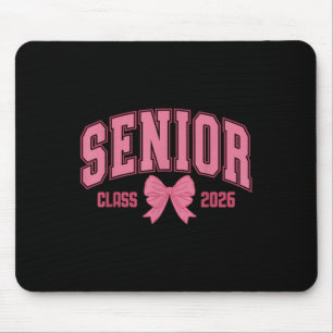 Senior 2026 Bow Coquette 2026 Senior Girls Mouse Pad